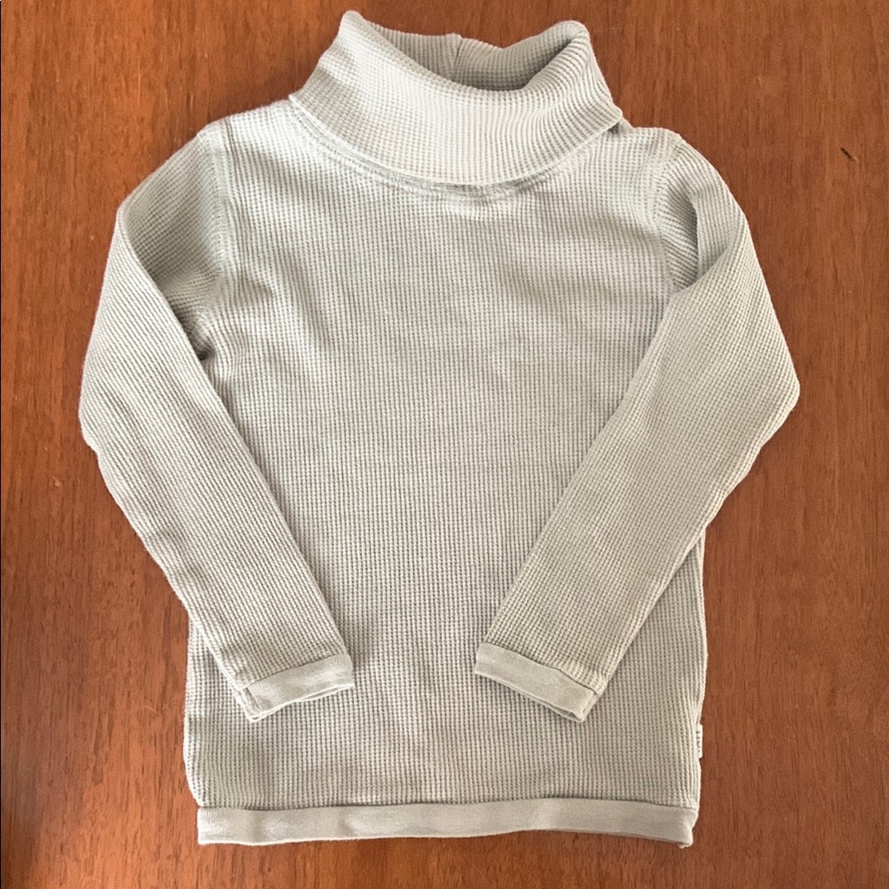 Nui Kids grey Long Sleeve Turtleneck Tee
